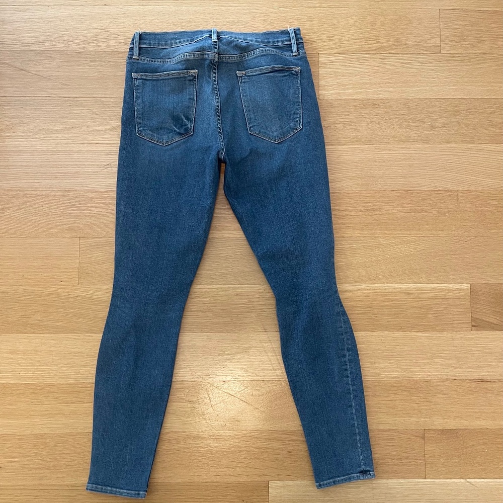 Frame Le High Skinny Navy Yard
